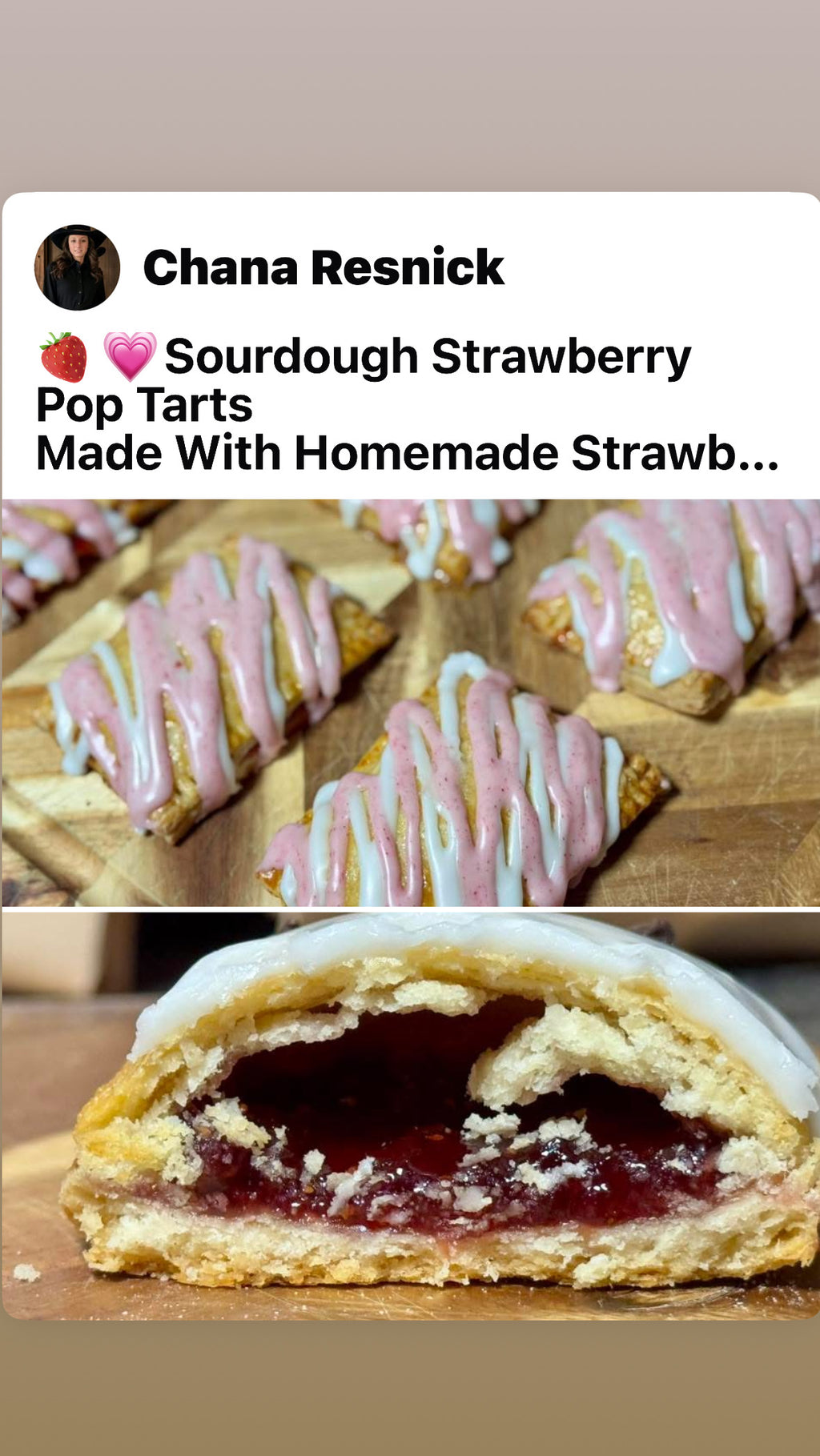 Strawberry Pop Tarts With Homemade Strawberry Preserves       | 6pk