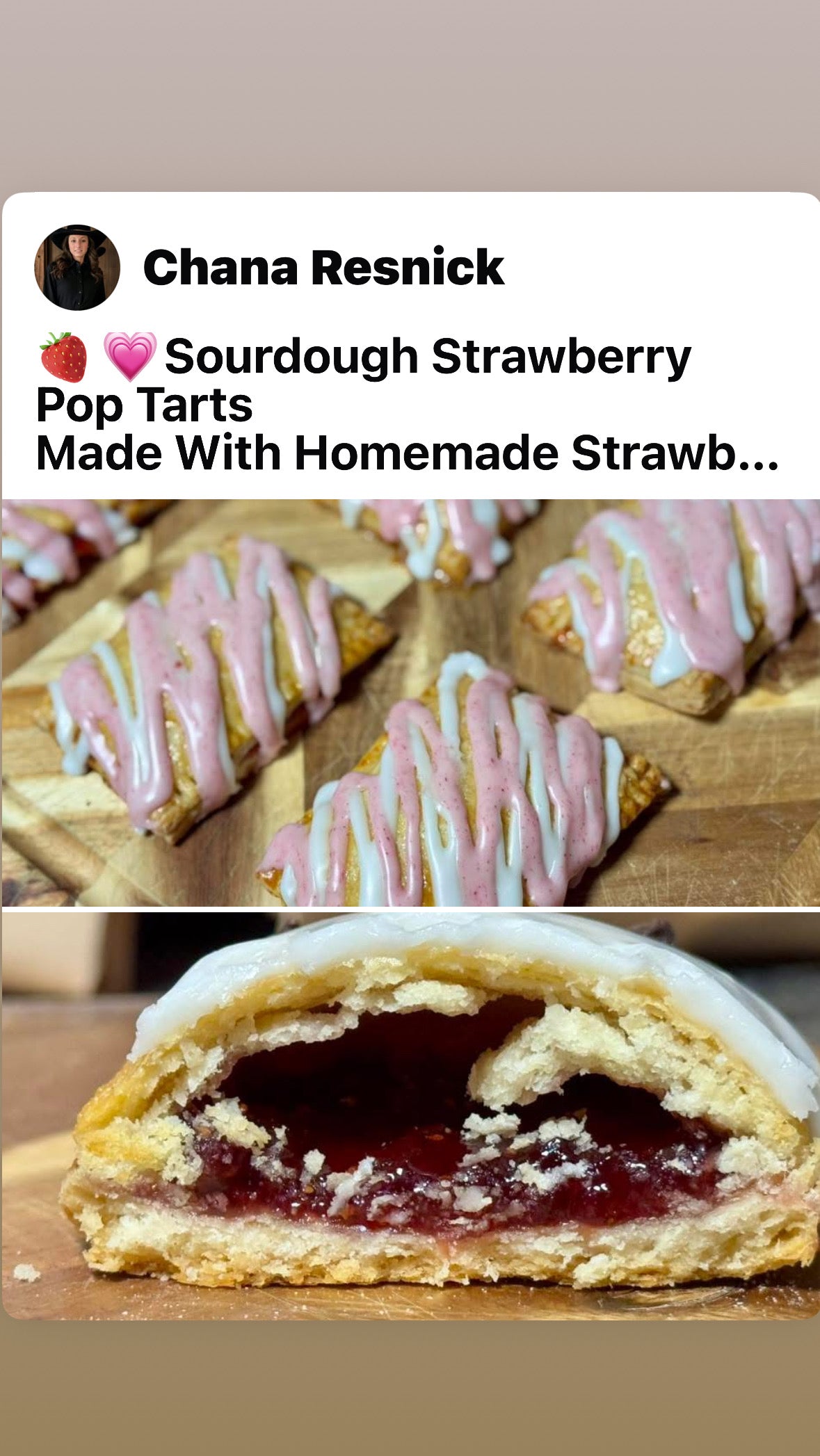 Strawberry Pop Tarts With Homemade Strawberry Preserves       | 6pk
