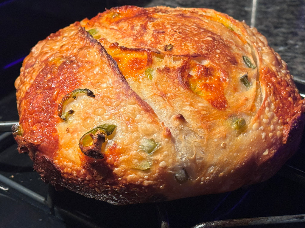 Jalapeño Cheddar Sourdough Bread
