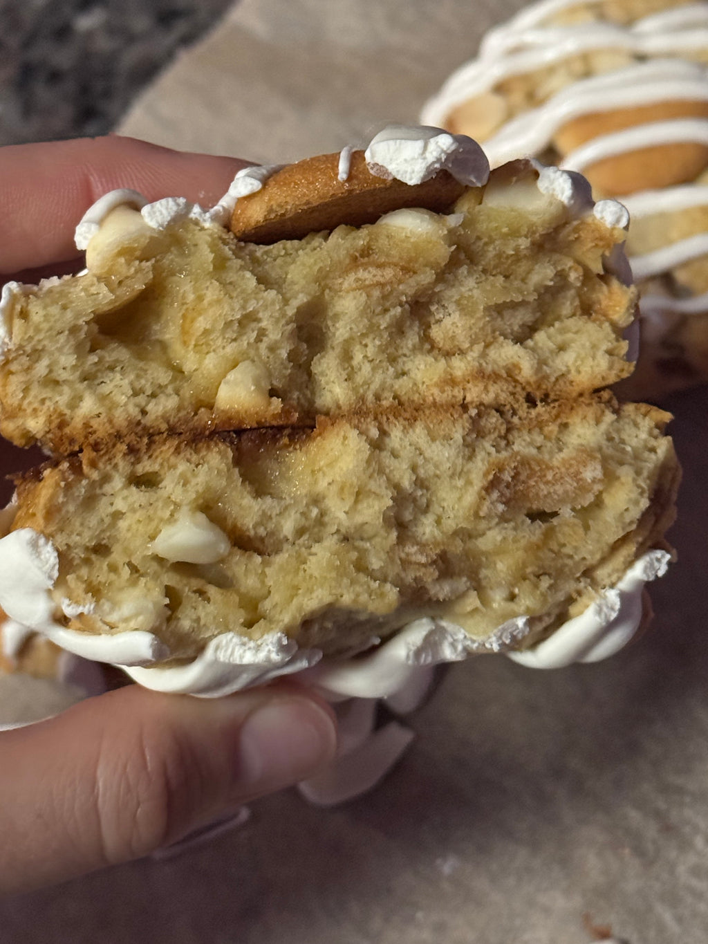 Banana Cream Pudding Sourdough Cookies |6pk