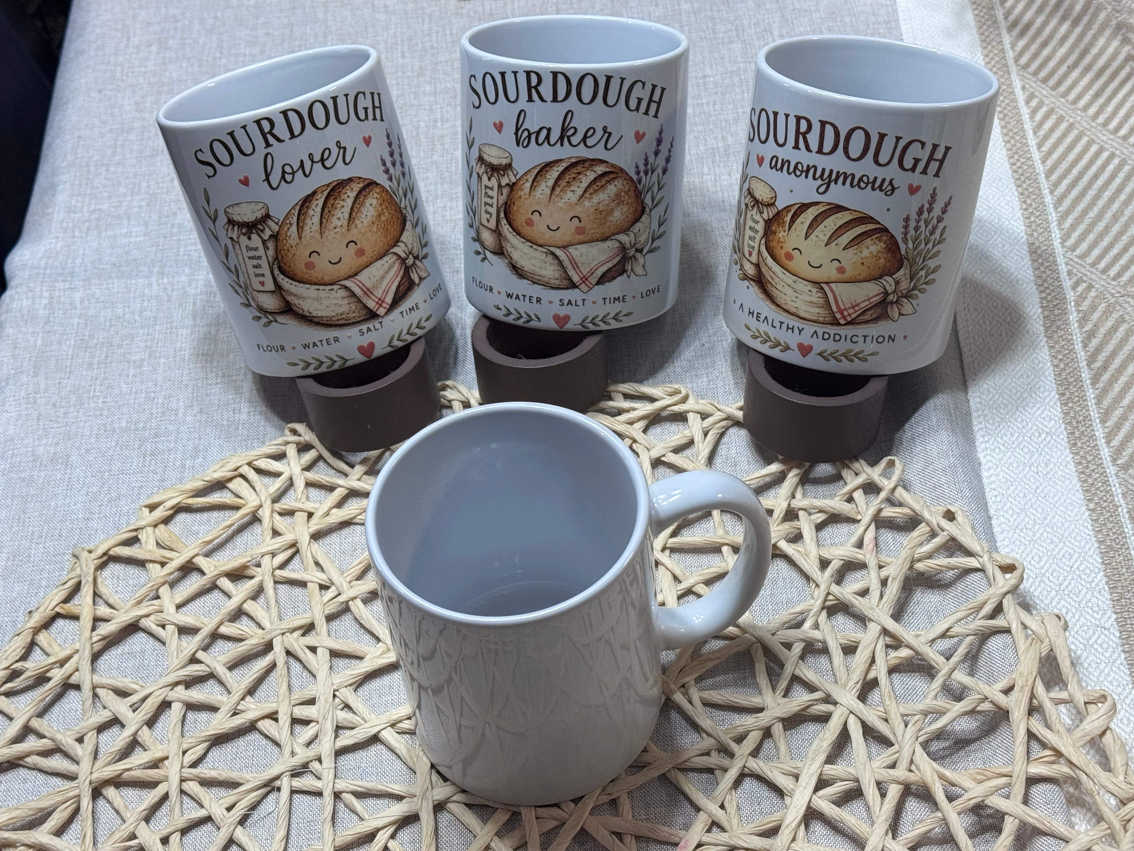Sourdough Baker Ceramic Coffee Mug | Cute Gift for Bread Bakers & Sourdough Lovers