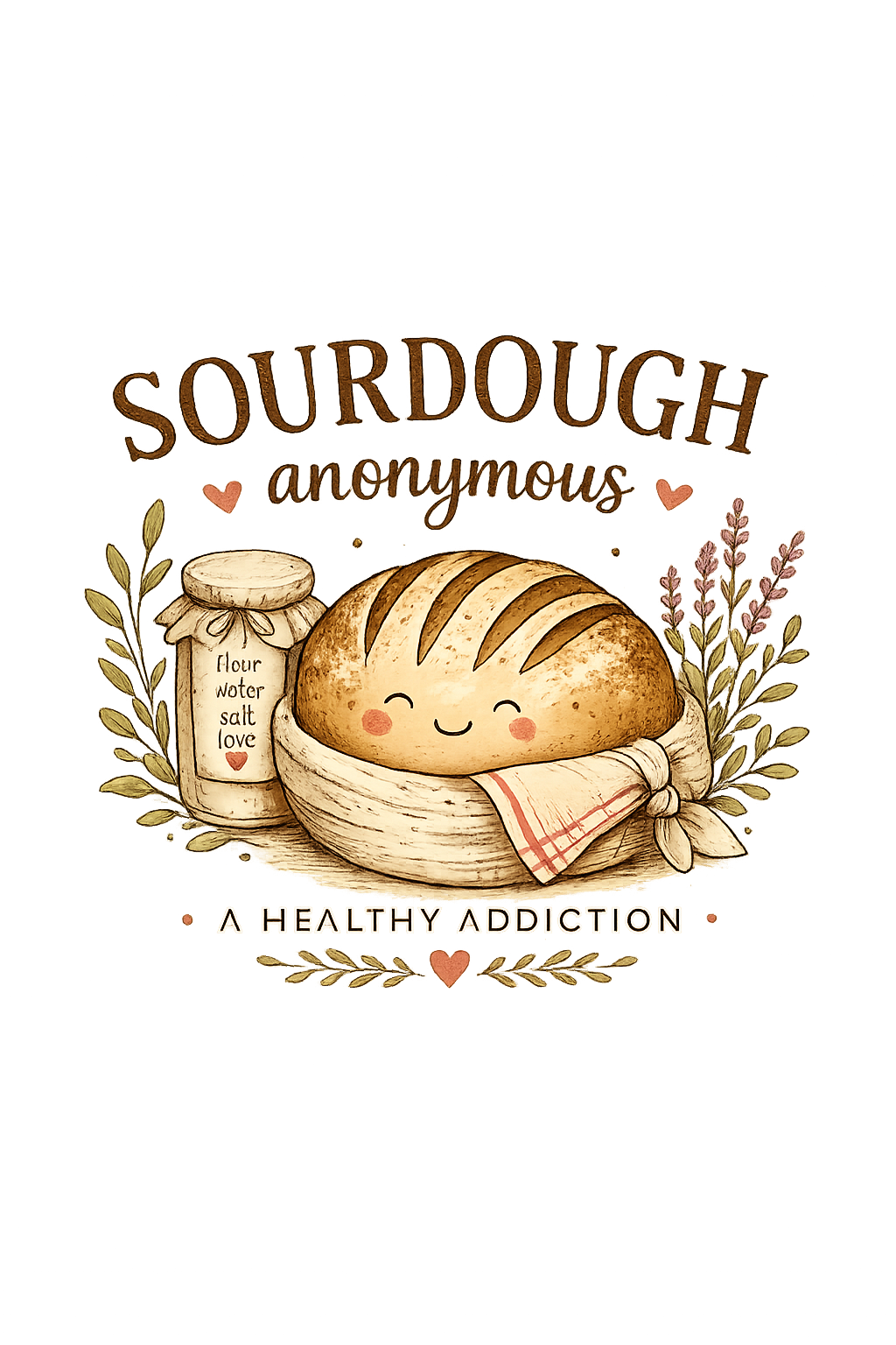 Sourdough Anonymous Apron | Funny Sourdough Apron | Bread Baker Gift | Sourdough Lover Gift | Baking Apron | Bread Making Apron | Baker Gift